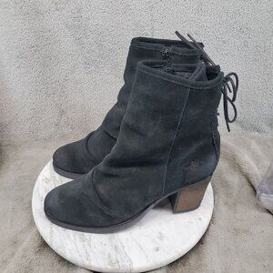 Bos & Co Shoes Womens EU 39 US 8-8/5 Black Suede Barlow Slouch Boots